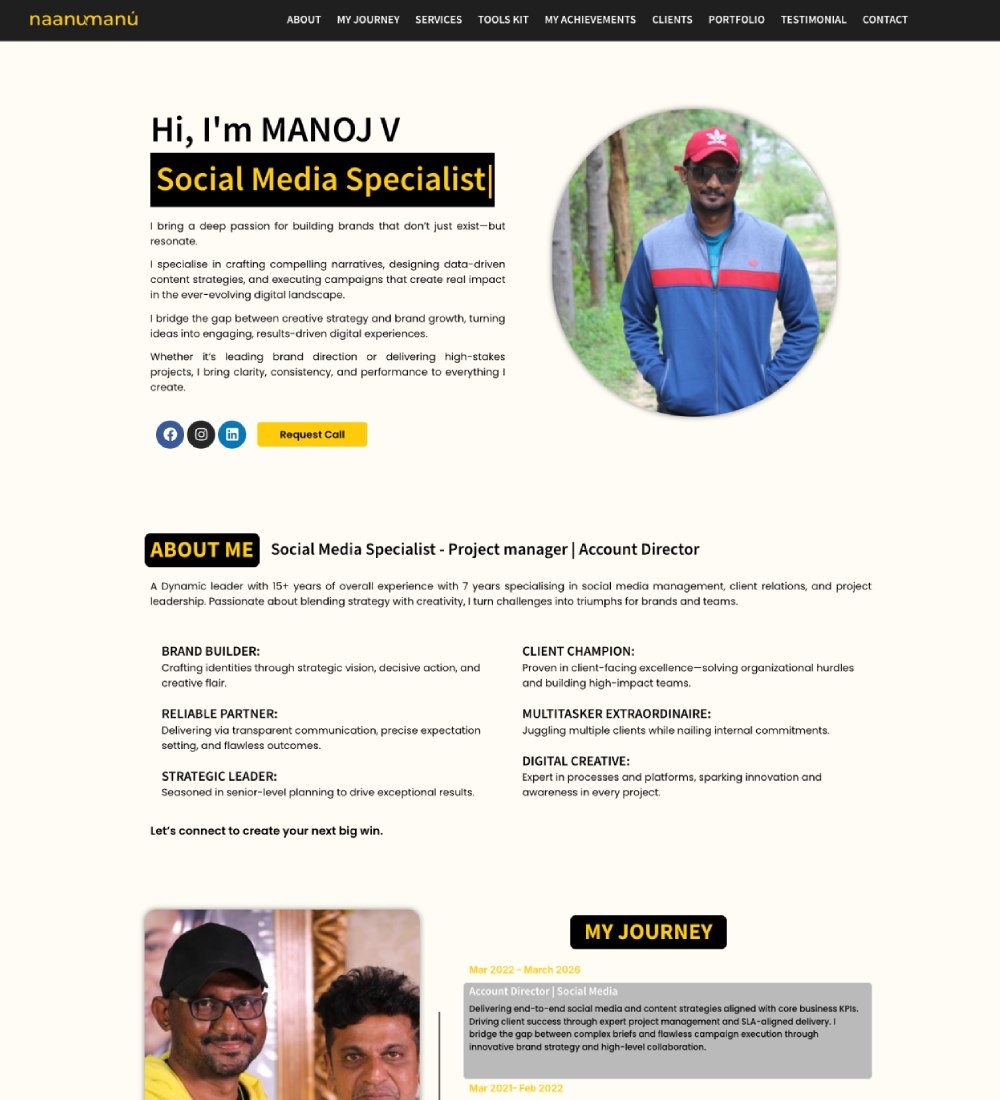 Personal Portfolio Website